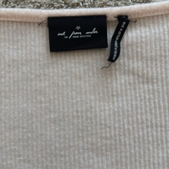 Urban Outfitters Pink Ribbed Long Sleeve Small - Picture 2 of 4